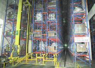 نوار نقاله غلتکی ASRS قفسه پالت 1.6 متر ارتفاع 600 کیلوگرم 1800 کیلوگرم ظرفیت بارگیری
