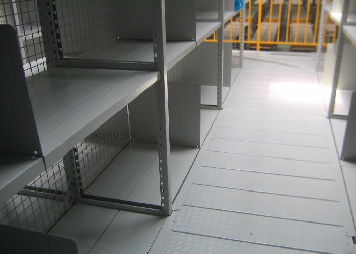 قفسه سازه چند لایه سازه فولادی برای ذخیره سازی انبارهای صنعتی