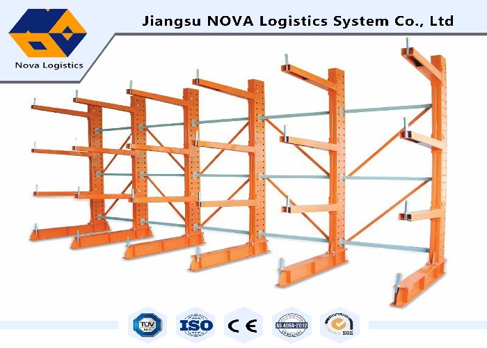 قفسه های ذخیره سازی سنگین ذخیره سازی 200 - 1000 کیلوگرم در هر بازو برای مصالح ساختمانی